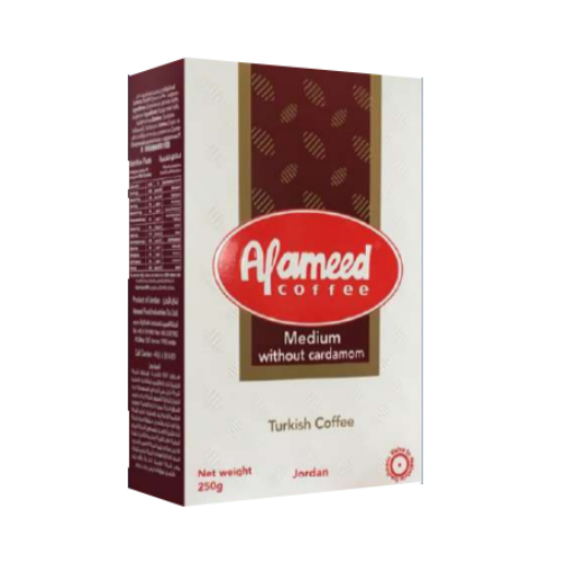P12054 Al Ameed Ground Coffee Plain 24X200g