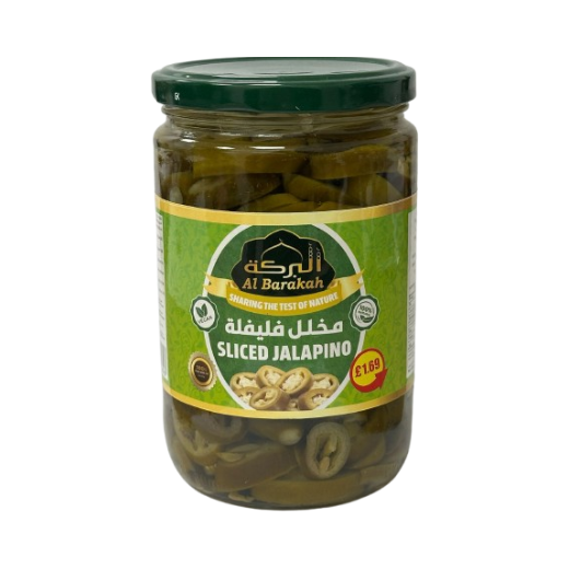 P12429 AL Barakah Slciced Jalapenos Pickel 12x660g 1