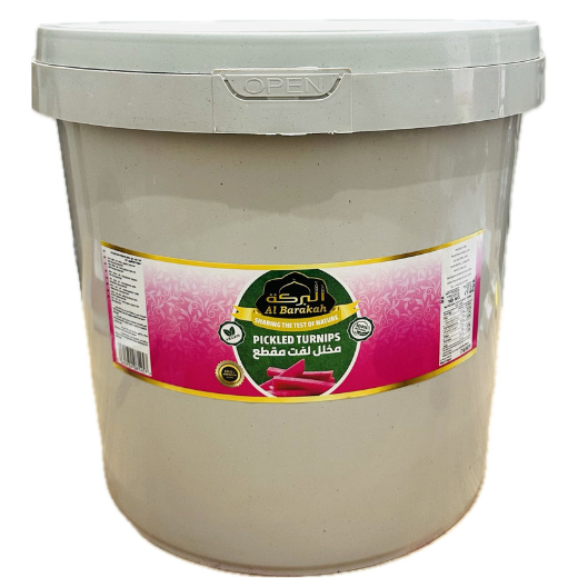 P12443 AL Barakah Sliced Turnip Pickle 10kg 1