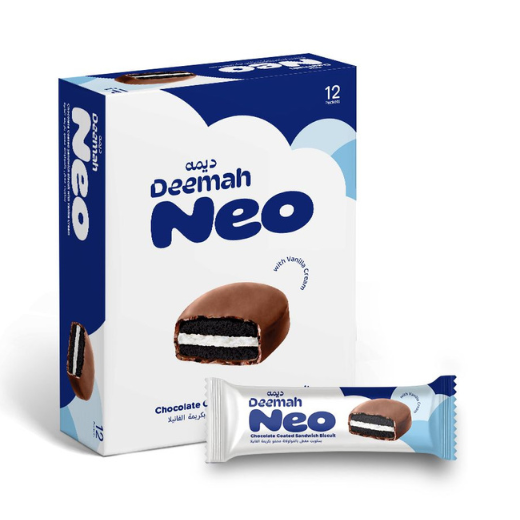P12465 DMH Neo Choco Coated Sandwich Bisc 12x12x58g 1